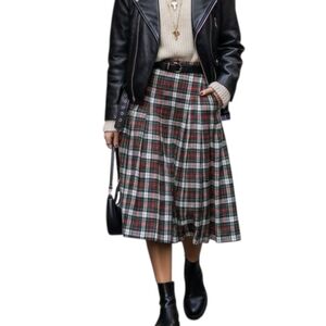 ​Pendleton Vintage Pure Virgin Wool Plaid Midi Skirt